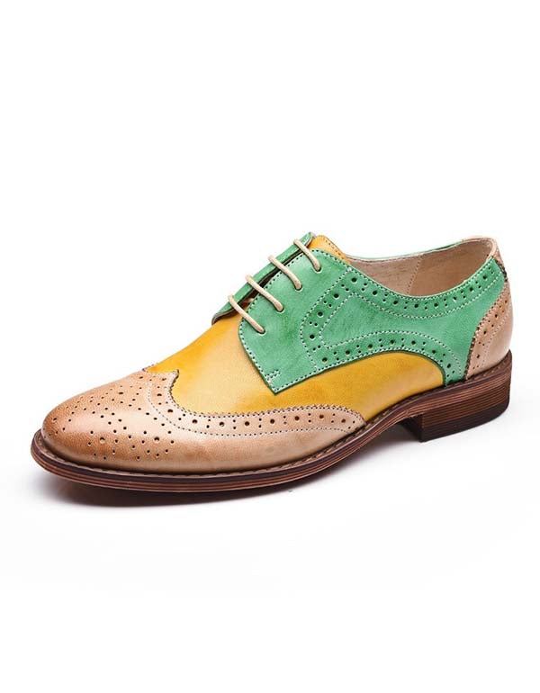 Damskie Brytyjskie Buty Oxford W Stylu Vintage Brock