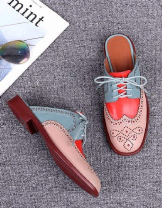 Klapki Damskie W Stylu New Vintage Oxford