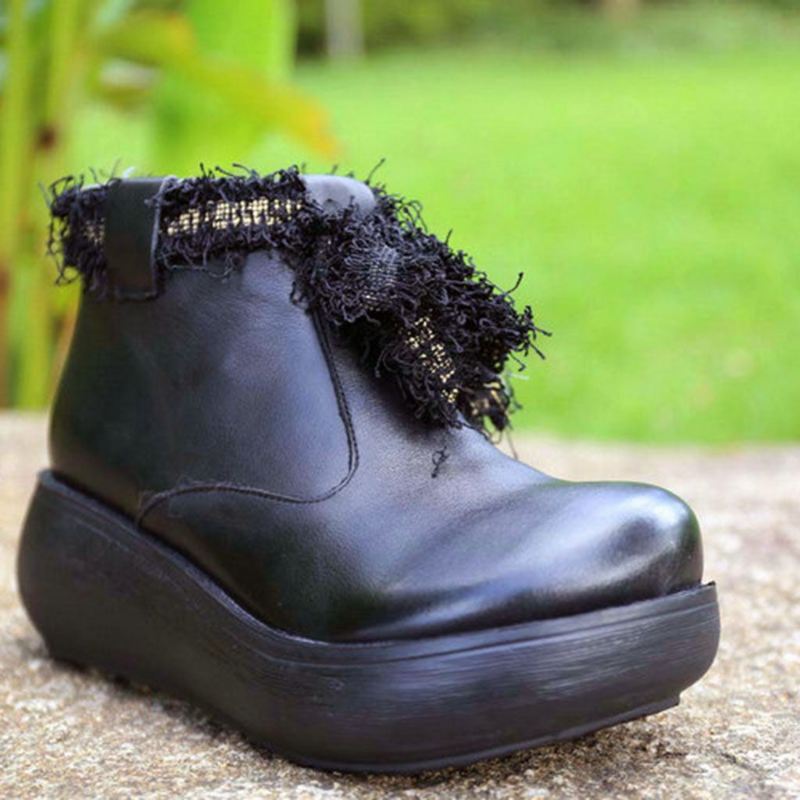 Wedge Wodoodporne Damskie Buty Retro | Buty Na Prezent