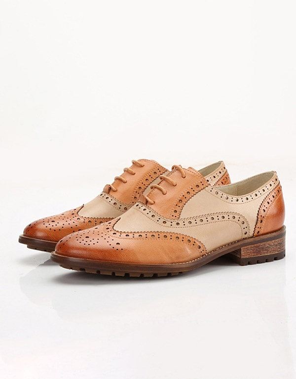 Brytyjskie Buty Damskie Brock Oxford