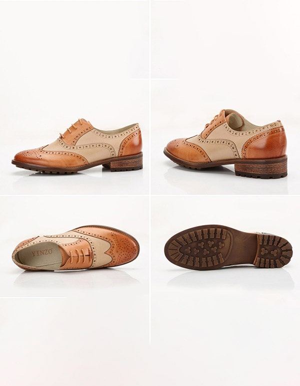 Brytyjskie Buty Damskie Brock Oxford