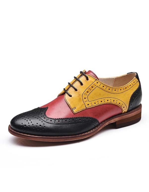 Damskie Brytyjskie Buty Oxford W Stylu Vintage Brock