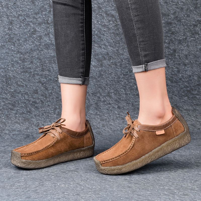 Casual Retro Wygodne Damskie Baleriny | Buty Na Prezent