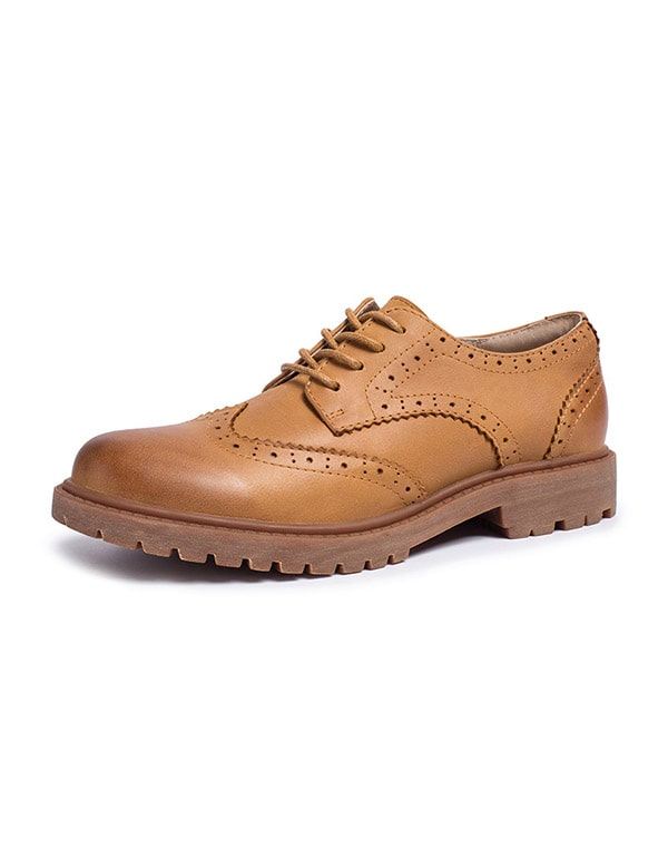 Brock Leather 2022 Wiosna Jesień Brytyjskie Buty Oxford