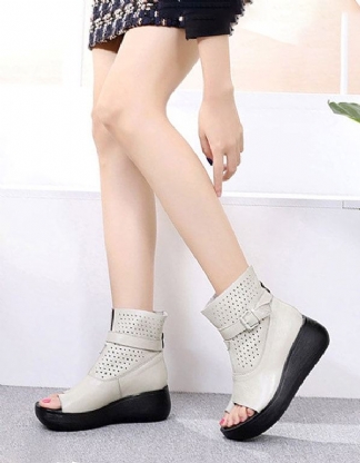 Letnie Buty Na Platformie Slip Toe