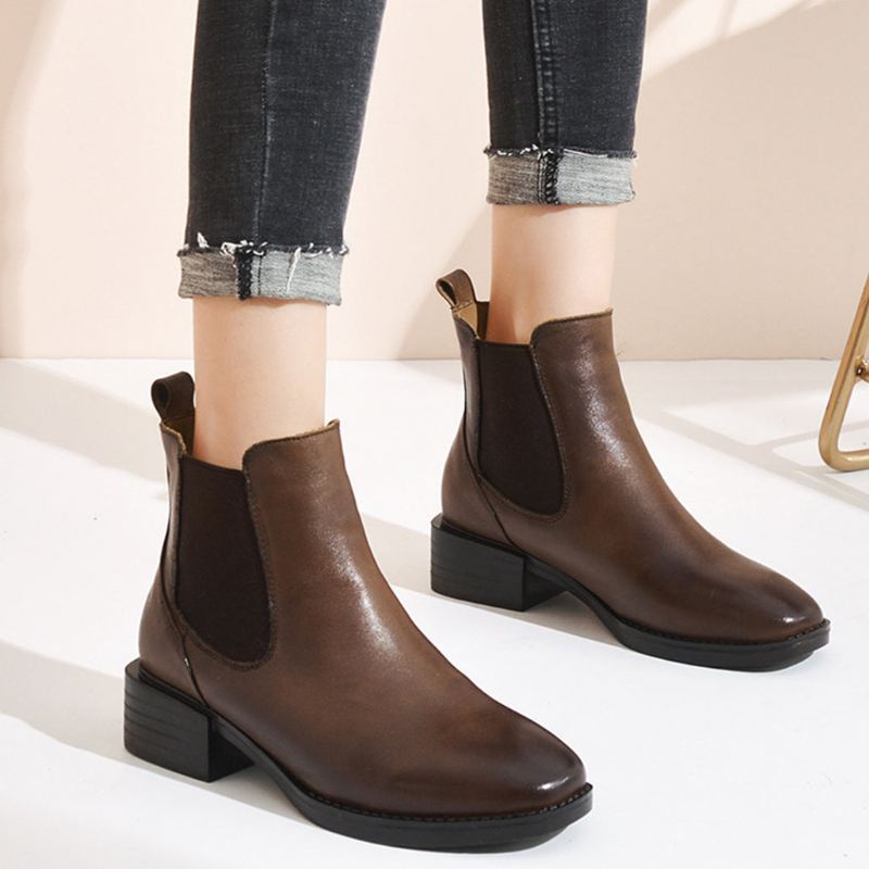 Proste Buty Chelsea Fashion | Buty Na Prezent