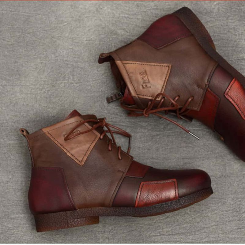 Zimowe Buty Skórzane W Stylu Retro W Stylu Etnicznym 35-42 | Zaktualizowano